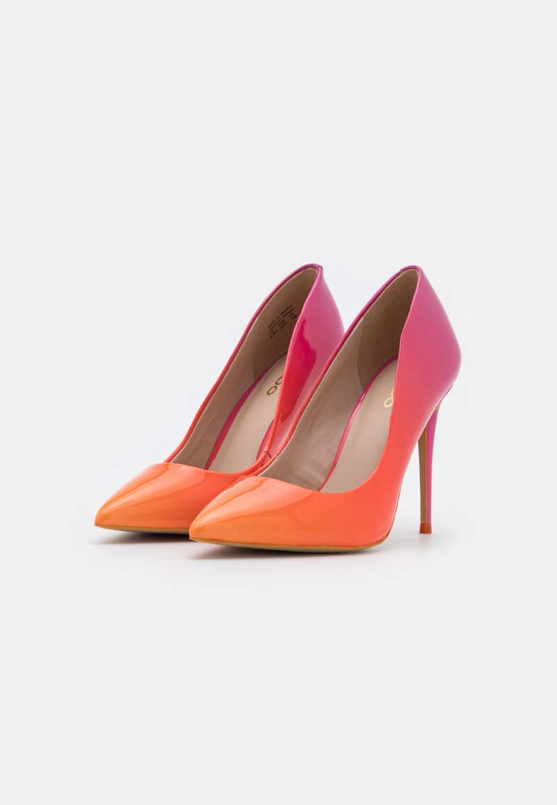 aldo pink and orange heels