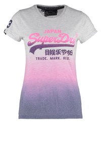 Superdry & Co Triko s potiskem - light grey