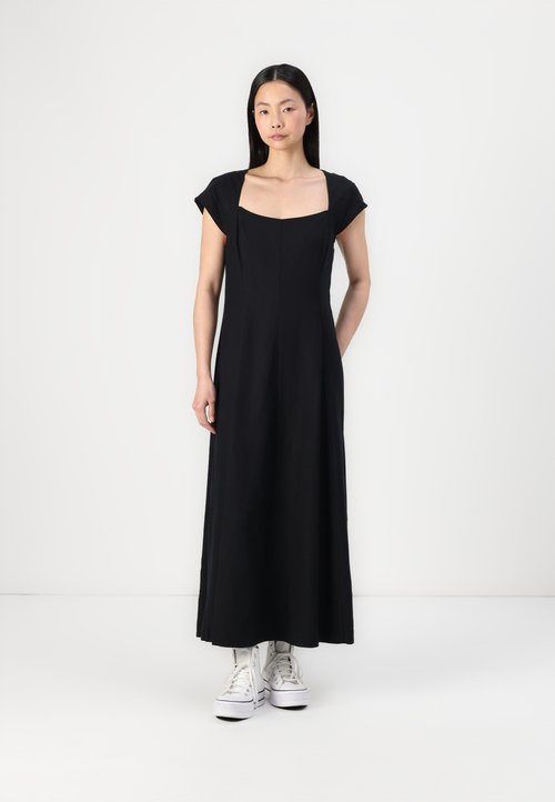 knee length dresses for ladies Linen Maxi Dress, Long Linen Dress, Lavender Linen Dress, Linen Summer Dress, Plus Size Linen Dress Women, Xs / Lavender main image 0