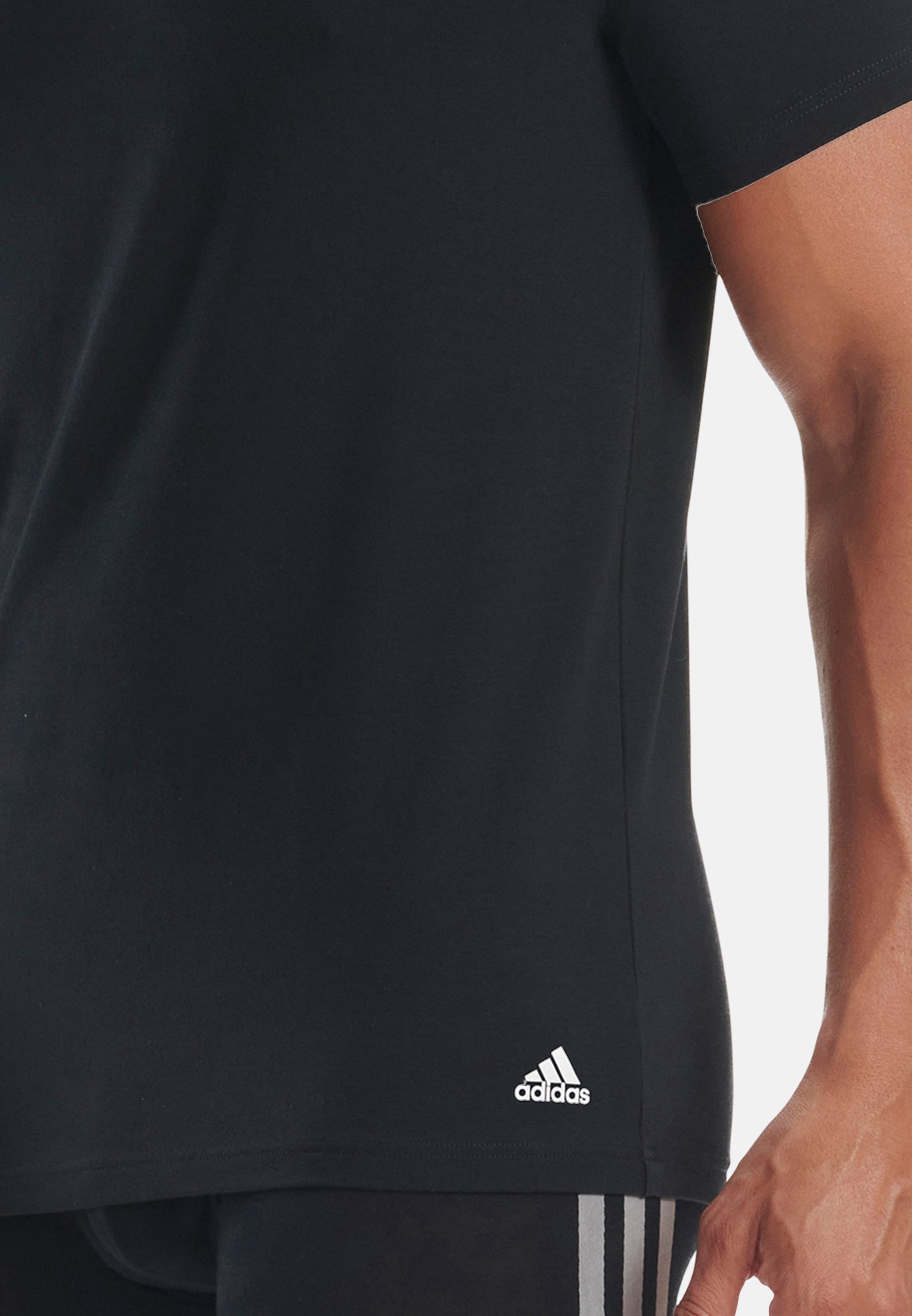 Adidas Sport KURZARM 4ER PACK ACTIVE FLEX - Hemd - schwarz/zwart -  Zalando.nl