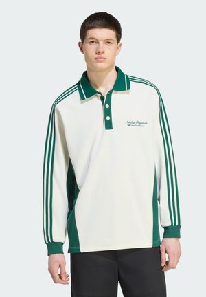 adidas Originals, UNISEX - поло риза - off white/dark green