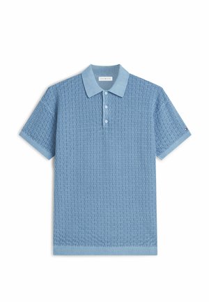 Tommy Hilfiger, GMD STRUCTURE SS POLO - GARMENT DYED - Polo - brisk blue