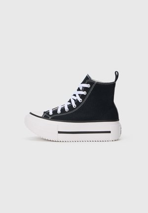 CHUCK TAYLOR ALL STAR LIFT DOUBLE STACK UNISEX - Zapatillas altas - black/white/egret