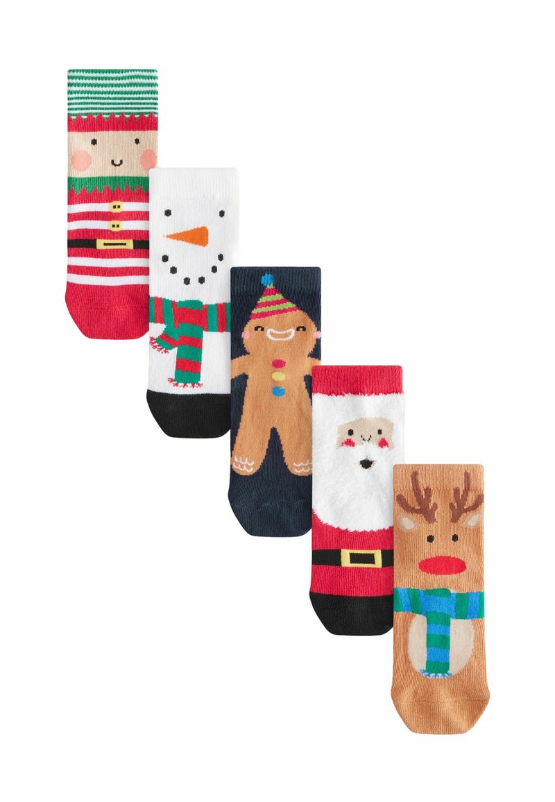 Next RICH CHRISTMAS  5 PACK  - REGULAR FIT - Calze - santa reindeer snowman