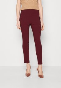 LASCANA - TIGHT ZIPPER - Leggings - bordeaux Imagen en miniatura 1