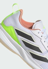 adidas Performance AVAFLASH  - Tenisice za zemljane terene - cloud white   core black   lucid lemon