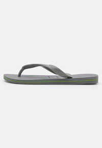 HAVAIANAS FLIP FLOP BRASIL LOGO - Infradito da bagno - steel grey