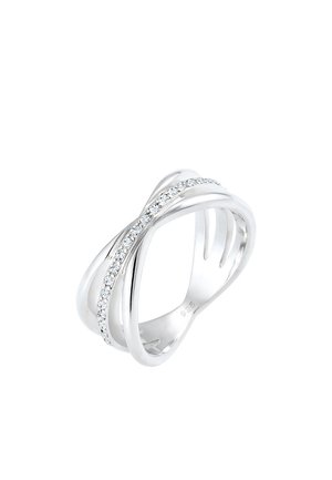 GLASS CRYSTAL - Ringe - silver-coloured