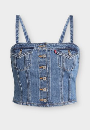DENIM TUBE - Top - all over blue