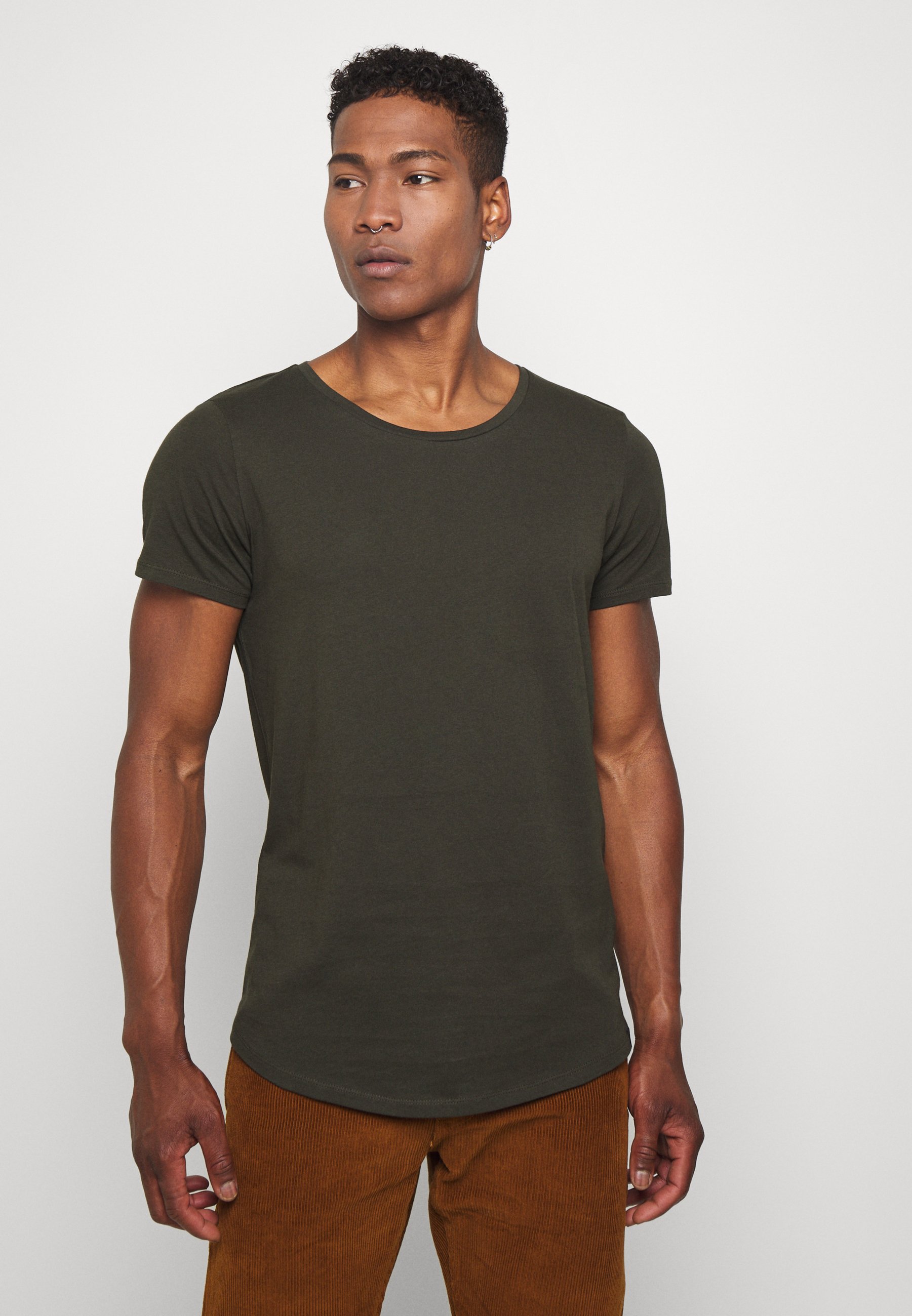 Lee SHAPED TEE T shirts serpico green Zalando.no Lee SHAPED TEE - T-shirts - serpico green