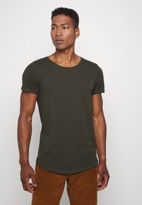 Lee - SHAPED TEE - Basic póló - serpico green Miniatűr kép 1