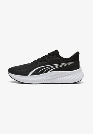 Puma, POUNCE LITE 2 LAUFSCHUHE UNISEX - Road running shoes - black- white