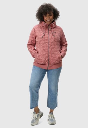 NESKA PLUS - Felpa con zip - dusty pink