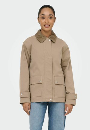 ONLY JACKE ONLEVELYN JACKE - Manteau court - silver mink