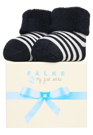 Baby Erstlingsringel giftbox - Socken - dunkelblau