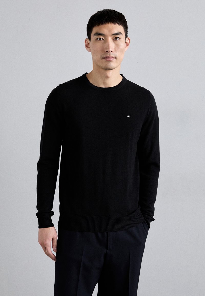 J.LINDEBERG - LYLE TRUE MERINO - Pullover - black, Agrandir