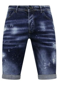 PAINT SPLATTER STOASHED  - Jeansshort - blauw