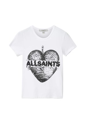 AllSaints, REFLECT STEVIE TEE - T-Shirt print - optic white