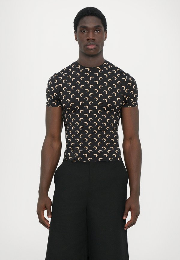 MOON SHORT SLEEVES UNISEX - Print T-shirt - inverse tan4