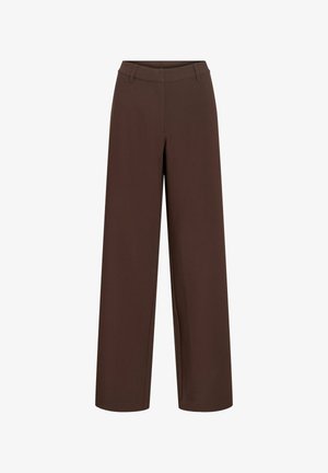 VILA, VIEMMI STRAIGHT - Pantalon classique - coffee bean