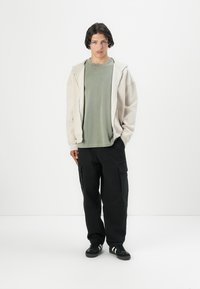 Hollister Co. SKATER BAGGY - Kareiviško stiliaus kelnės - black