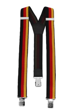 HOSENTRÄGER 4CM BREITE Y-FORM VERSTELLBARE LÄNGE MIT CLIPVERSCHLUSS - Other accessories - deutsche flagge