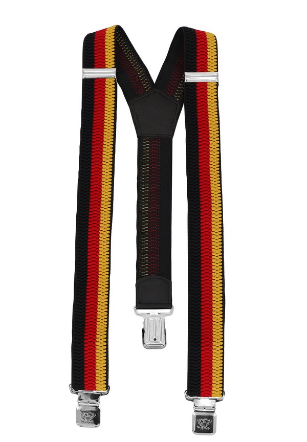 HOSENTRÄGER 4CM BREITE Y-FORM VERSTELLBARE LÄNGE MIT CLIPVERSCHLUSS - Sonstige Accessoires - deutsche flagge