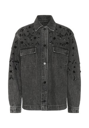 Kaffe JAIDEN - Jeansjacke - dark grey washed denim