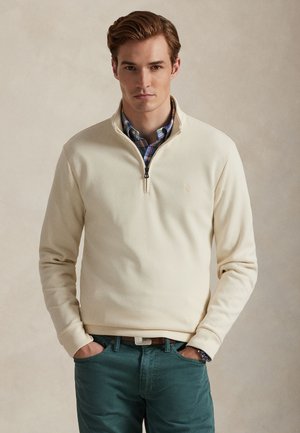 Polo Ralph Lauren DOUBLE-KNIT MOCKNECK PULLOVER - Sweatshirt - andover cream