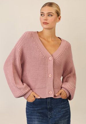 Strickjacke - mauve