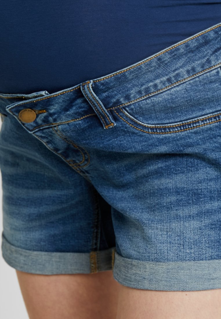 Damen Kleider | Forever Fit TURN UP Jeans Shorts blue/blau - MH59339 Damen Kleider | Forever Fit TURN UP Jeans Shorts blue/blau - MH59339