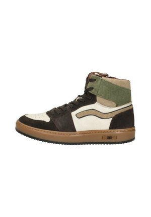 Sneakers hoog - donkerbruin