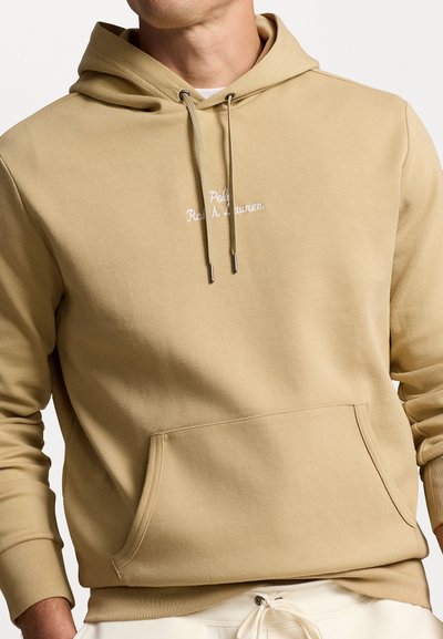 Polo Ralph Lauren LOGO DOUBLE KNIT HOODIE - Hoodie - classic khaki