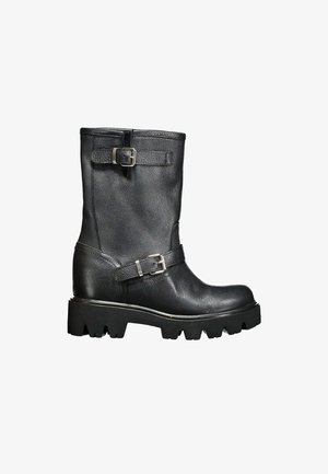 Via Tortona 18 Bottes à plateau - nero