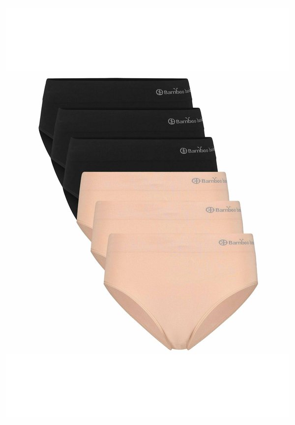 6ER PACK - BELLE SEAMLESS FULL LOGO - Briefs - schwarz nude3