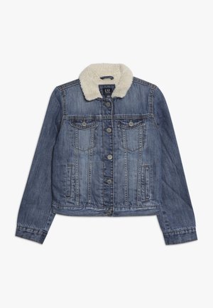 Winterjas - blue denim