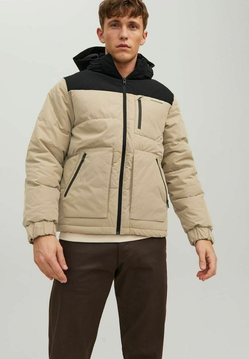 Jack Jones Jjelements Pu Puffer Sn - Vestes Pour Hommes Vert | Nencini