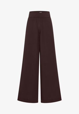 Cecil, HIGH WAIST WIDE LEG HOSE IM LOOSE FIT - Pantalon classique - brown cacao
