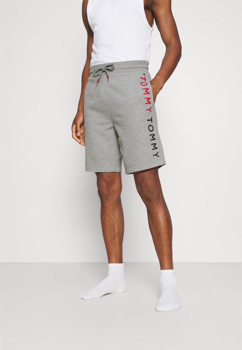 Tommy Hilfiger EMBROIDERY TRACK SHORT Pyjama bottoms medium grey