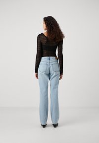 Gina Tricot Tall LOW - Egyenes szárú farmer - light blue