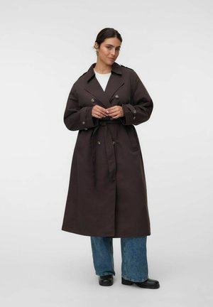 Vero Moda Curve VERO MODA  TRENCHCOAT   - Trenchcoat - chocolate torte