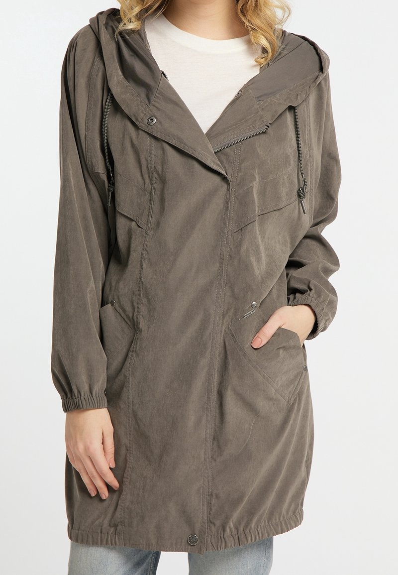 DreiMaster Pitkä takki - dark grey