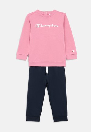 ICONS CONTRAST CREWNECK SET - Chándal - pink/dark blue