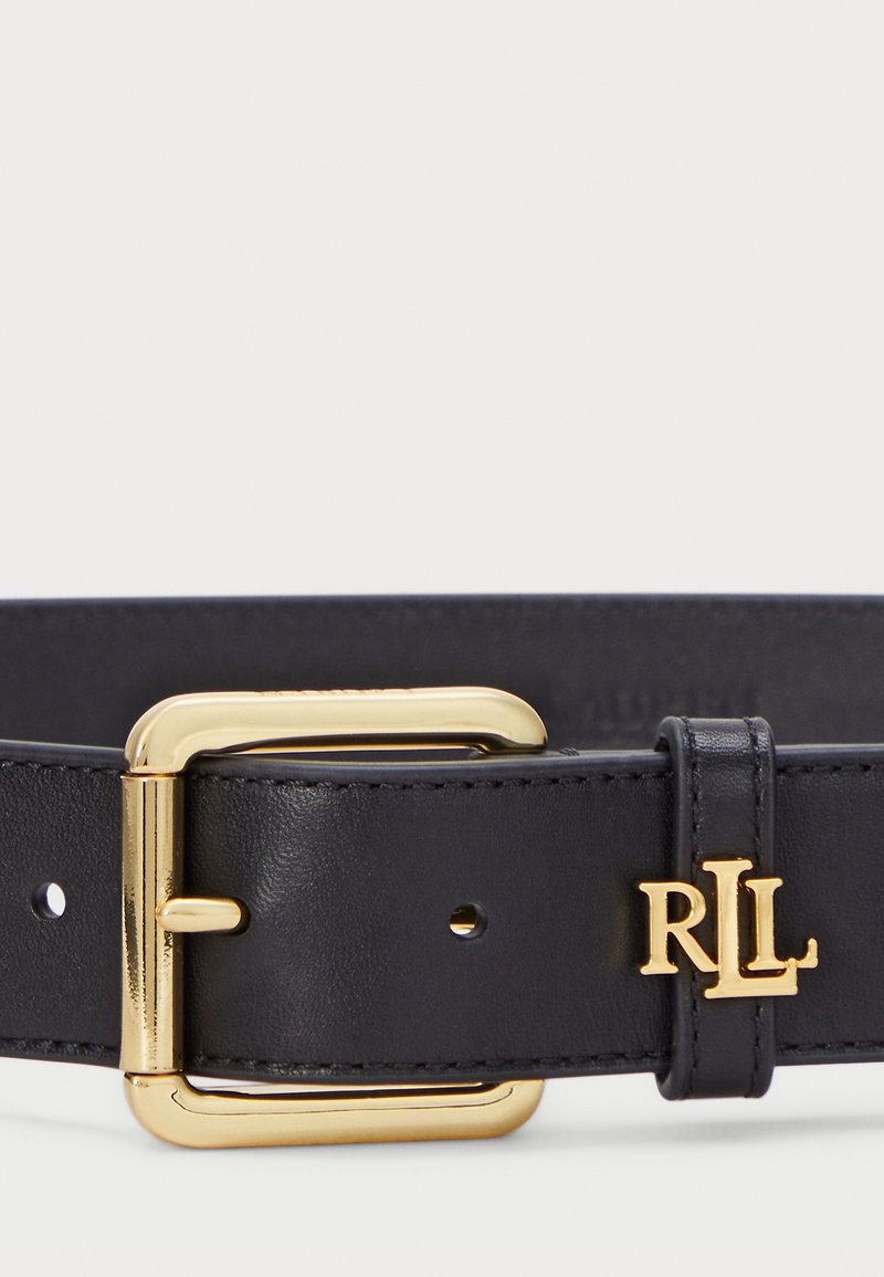 Lauren Ralph Lauren LOGO-KEEPER LEATHER BELT - Belt - black  display picture 1