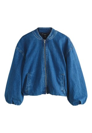 Next, TALL FIT - DENIM ZIP THROUGH  - Cowboyjakker - blue