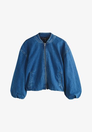 Next, TALL FIT - DENIM ZIP THROUGH - Cowboyjakker - blue