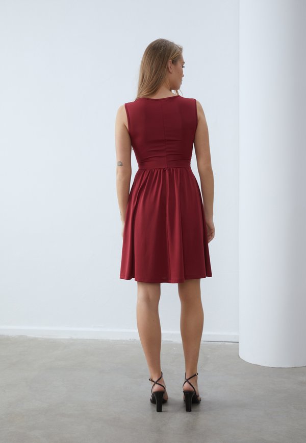 Jersey dress - bordeaux4