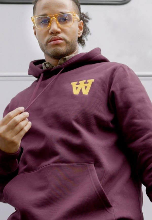 IAN HOODIE - Sweatshirt - burgundy3