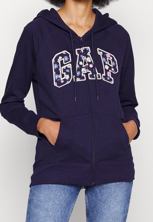 Sweater met rits - dark blue