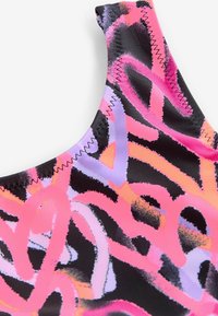 Next REGULAR FIT SET - Bikini - black pink hearts